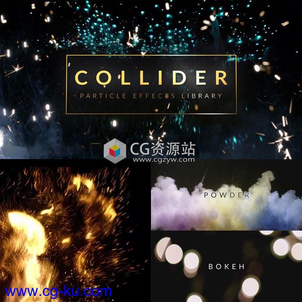 155组彩带光斑粒子粉尘星火4K视频素材的图片1