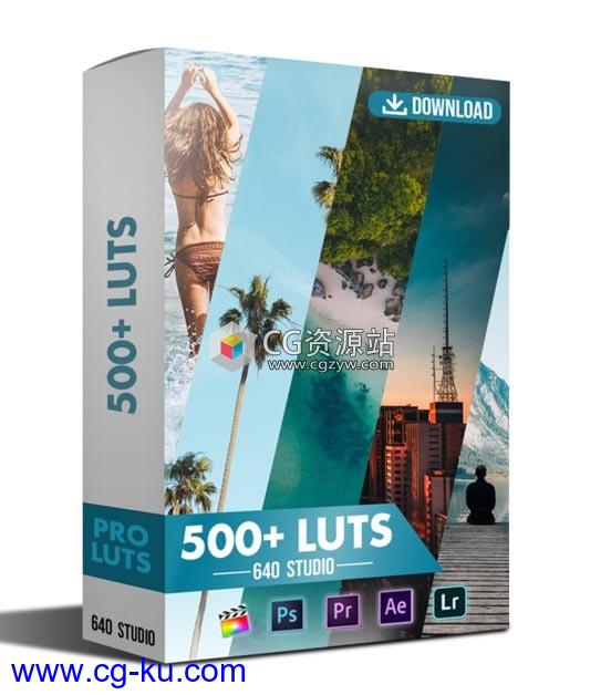 540个风景人物黑白复古个性化婚礼电影视频调色LUTs预设的图片1