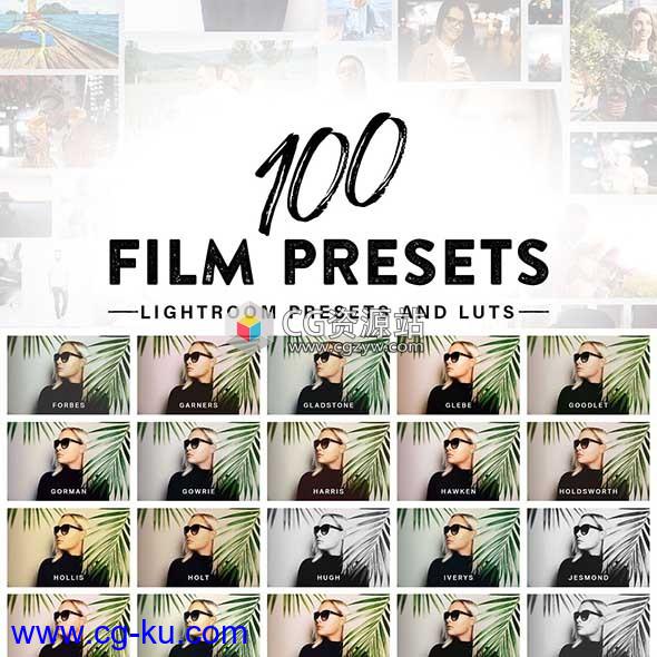 100个专业电影Lightroom预设和LUTs视频调色预设的图片1