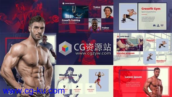 AE模板-体育俱乐部健身馆运动训练比赛宣传片 Sport Club – Crossfit Fitness Gym的图片1