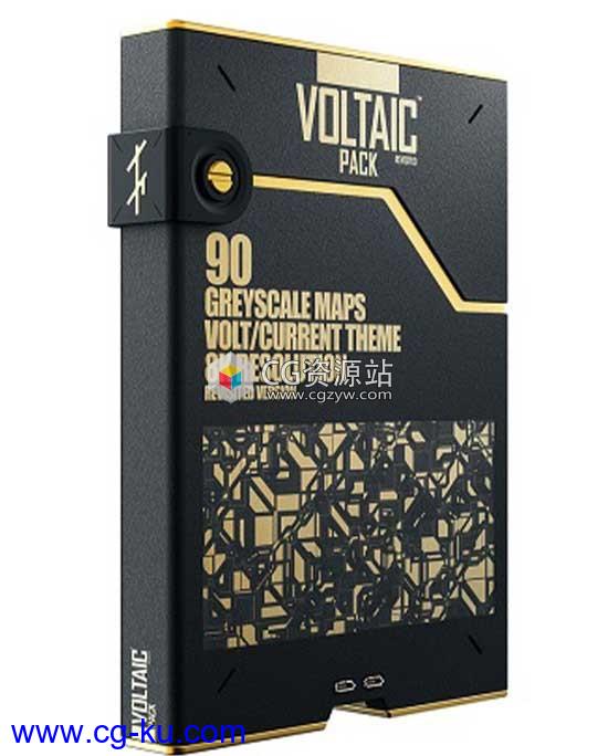 90个灰度凹凸置换贴图The french monkey Voltaic Pack for Cinema 4D的图片1