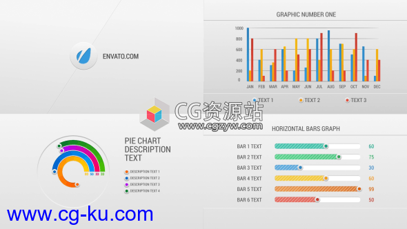 AE模板-信息图表统计企业成长视频信息工具包Video Info Kit的图片1