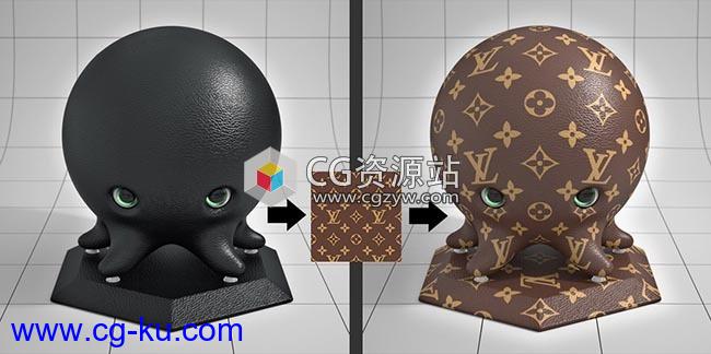 180组车漆布料玻璃金属塑料液体石头木纹Redshift渲染器C4D材质的图片3