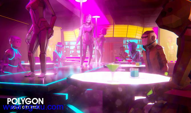 Unity低多边形科幻城市资源包POLYGON – Sci-Fi City Pack v1.18的图片1