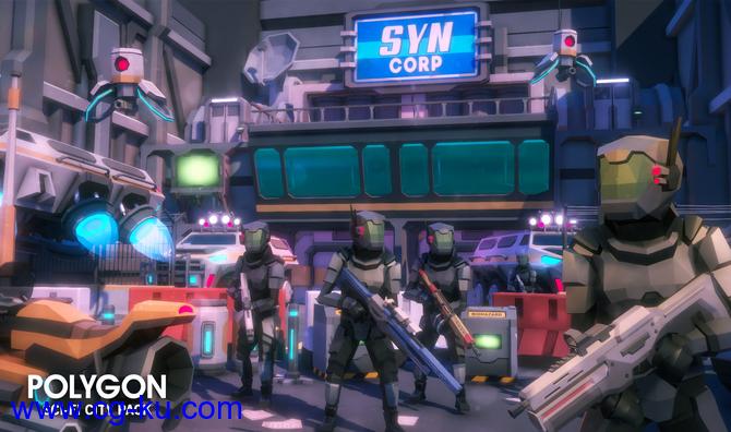 Unity低多边形科幻城市资源包POLYGON – Sci-Fi City Pack v1.18的图片2