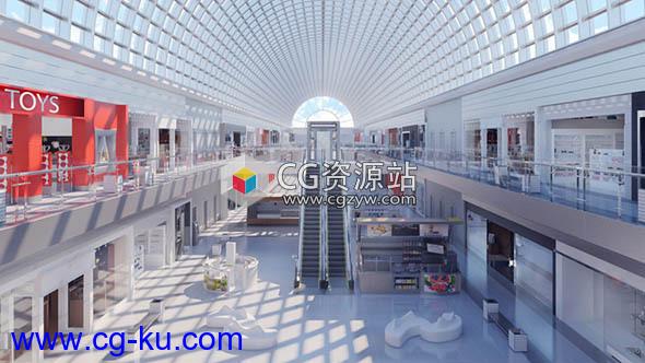 30种商场设备内饰电梯自动扶梯3D模型系列CGAxis 第107卷的图片1