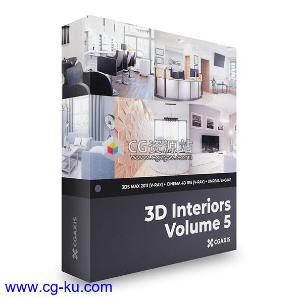 5套室内场景设计3D模型CGAxis第5卷C4DMax格式的图片6