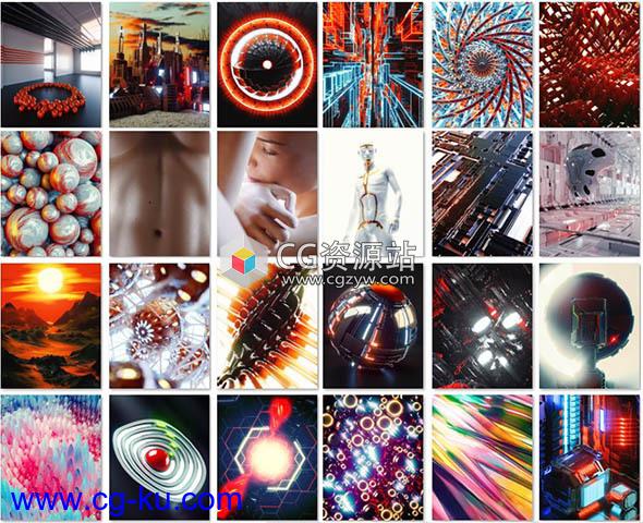 35个C4D Corona渲染器项目文件Cinema4D模型包的图片1