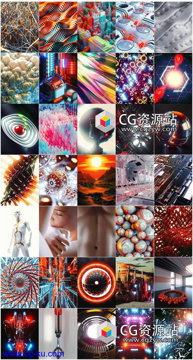 35个C4D Corona渲染器项目文件Cinema4D模型包的图片2