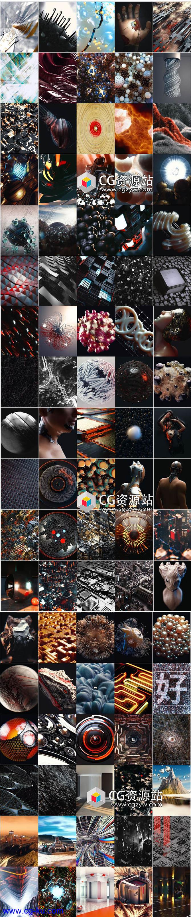 301个C4D物理渲染器项目文件Cinema4D模型包Win/Mac的图片5