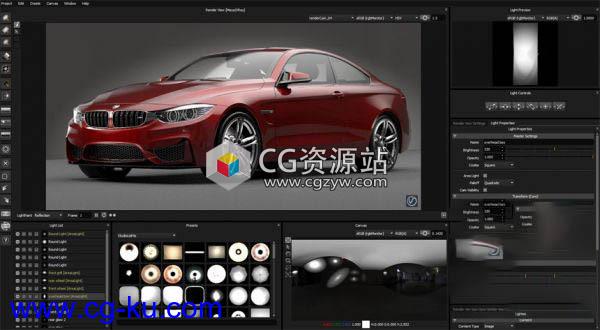 三维渲染室内摄影棚灯光HDR环境软件 Lightmap HDR Light Studio Carbon v5.0.2018.1210 Mac破解版的图片1