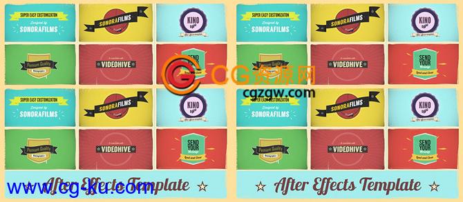 VideoHive Motion复古风格AE模板的图片1