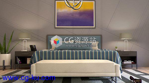 3DS MAX室内环境细节Vray渲染教程+英文字幕Lynda – 3ds Max and V-Ray – Arch Viz Detailing Techniques的图片1