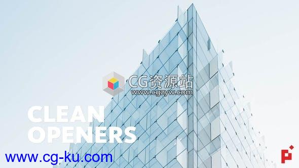 FCPX模板插件-图片快速切换Logo片头动画 Clean Openers的图片1