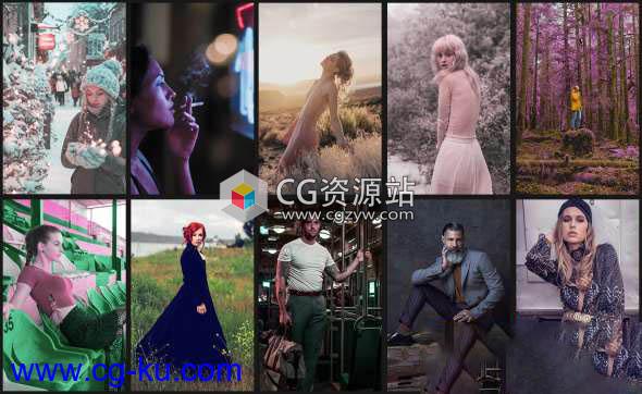 100组PS/LR创意图片调色预设 RGGEDU – Creative Color Grading Packs的图片1