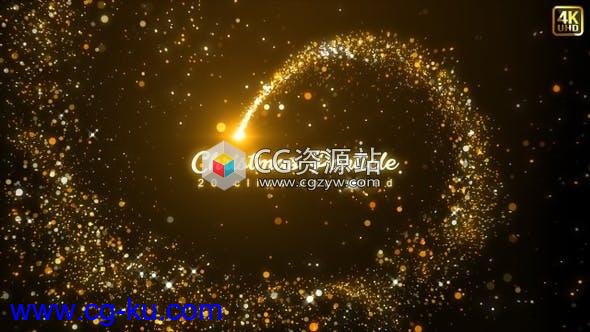 20个魔法闪耀粒子元素新年圣诞节日庆典4K叠加视频素材的图片1