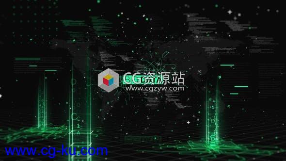 AE模板-高科技未来派科技大数据预告片头 Big Data Trailer的图片1