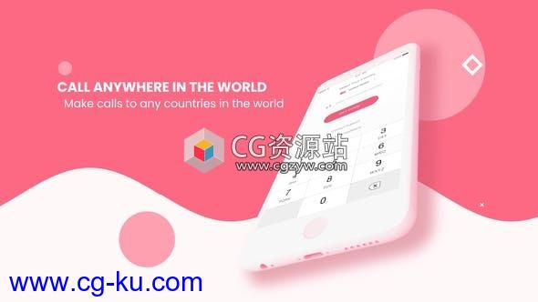 AE模板-三维手机界面快速APP宣传片头 Quick App Promo的图片1
