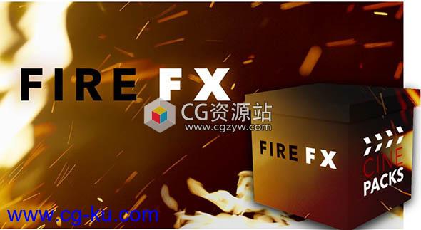 4K火焰爆炸燃烧遮罩视频素材音效LUTS工具包的图片1