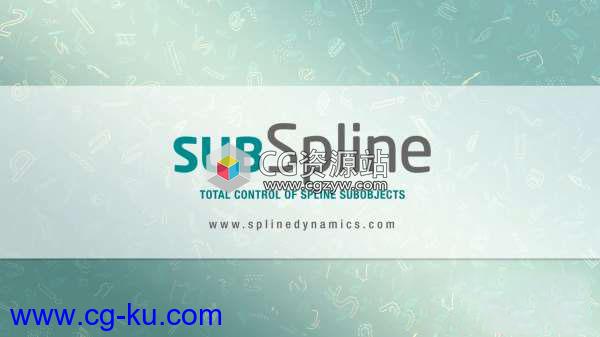3DS MAX样条线编辑控制插件 SubSpline v1.11 for 3ds Max 2012-2020的图片1