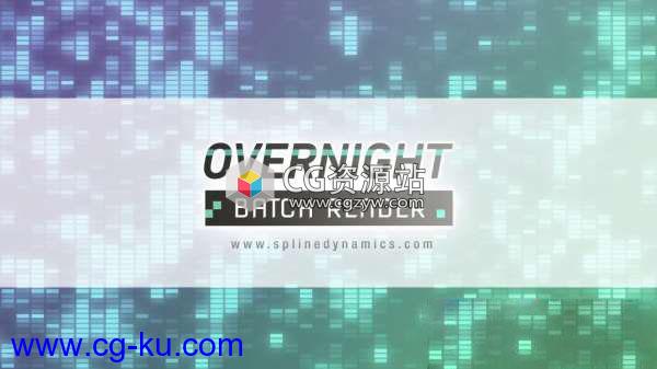 3DS MAX批量渲染插件 Overnight Batch Render v1.03 for 3ds Max 2015-2020的图片1