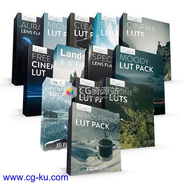 13套450个时尚LUT视频调色预设AE/Pr/FCPX/达芬奇/PS等的图片1