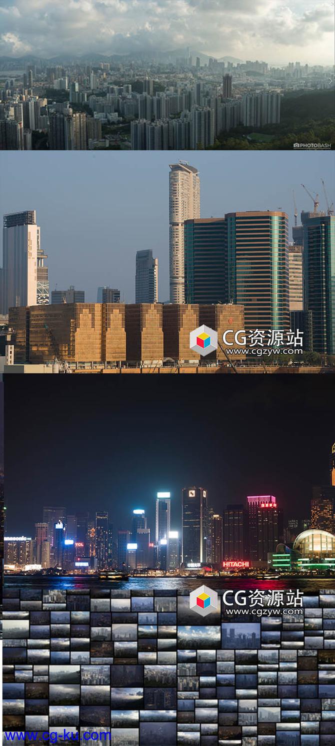 358组高空俯瞰香港城市高清图片合集的图片2