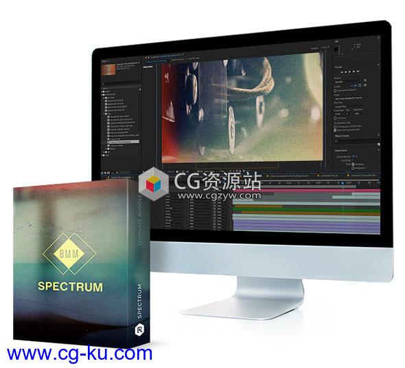 4K复古高清电影胶片颗粒噪点污垢漏光叠加视频素材的图片1