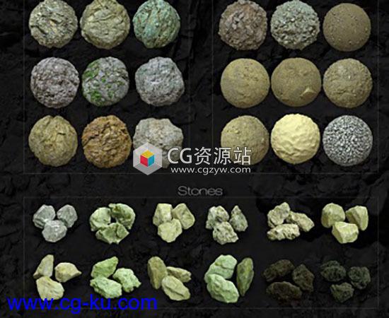 16K纹理贴图RD-texture出品超高精度3D模型合集06的图片1