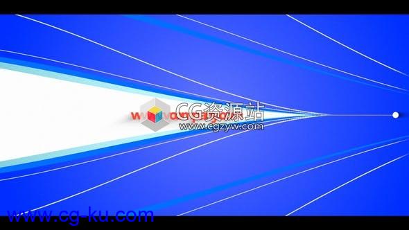 AE模板-抽象创意简洁线条MG图形Logo动画的图片1