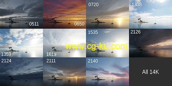 20组HDRI天空高动态14K贴图素材的图片2