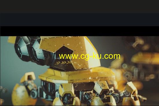 3ds max/Substance Painter机器人模型建模材质教程的图片1