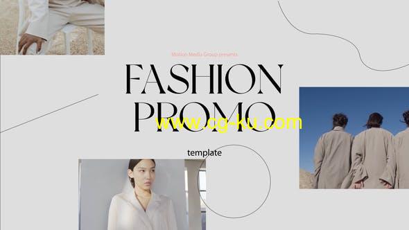 AE模板-时尚网店在线购物服饰视频宣传 Typographic Fashion Promo的图片1
