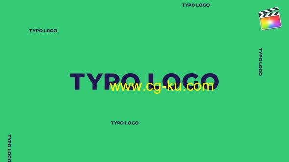 FCPX模板-时尚文字快闪Logo动画片头 Typo Logo的图片1
