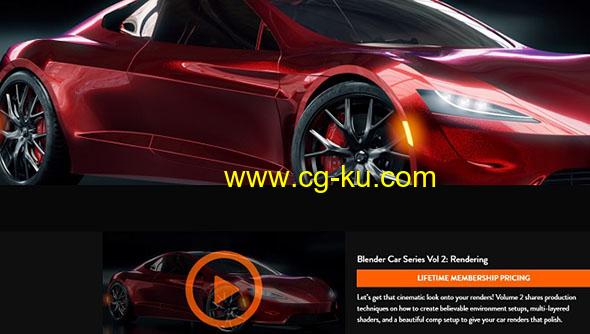 Blender汽车渲染教程 CGFasttrack – Blender Car Series Vol.2 Rendering的图片1