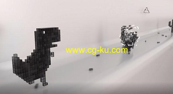 8位像素风格无缝循环动画制作C4D视频教程的图片1