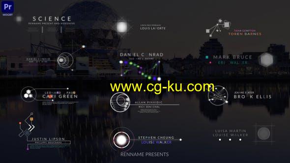 PR预设-12组RGB色彩分离标注标题动画 Science Fiction Lower Thirds的图片1