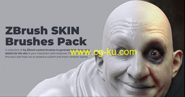 69组ZBrush逼真人类角色皮肤笔刷合集的图片2
