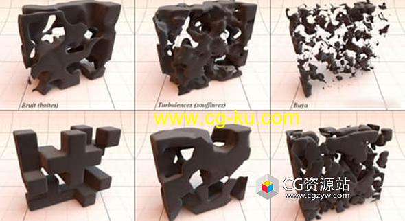 物体材质噪波变形动画C4D插件 CodeVonc Proc3durale的图片1
