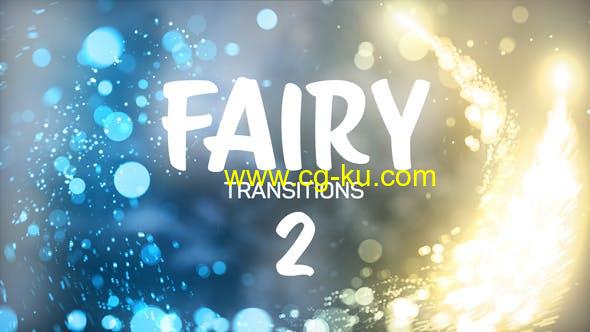 PR模板-25种魔法粒子拖尾光效转场 Fairy Transitions 2的图片1