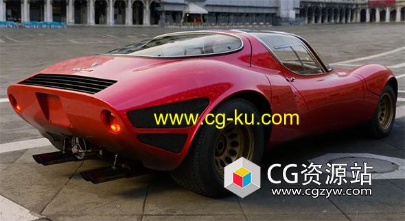 3ds Max V-Ray逼真汽车着色照明渲染完整教程的图片1