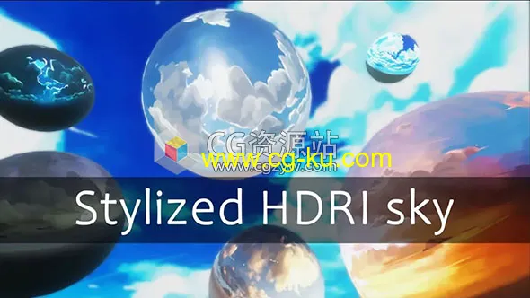 28组卡通风格HDRI天空预设的图片1