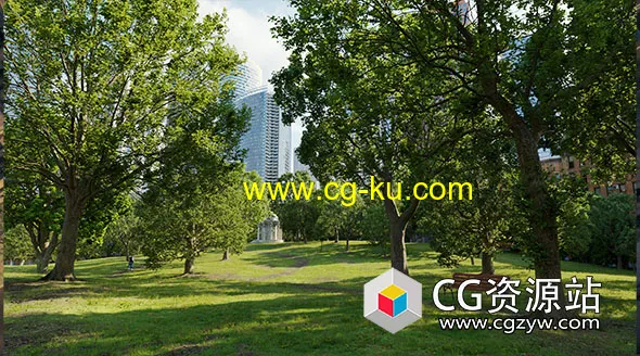 60个杨树枫树树木高质量3D模型 Archmodels vol. 255 (3DS MAX格式)的图片1
