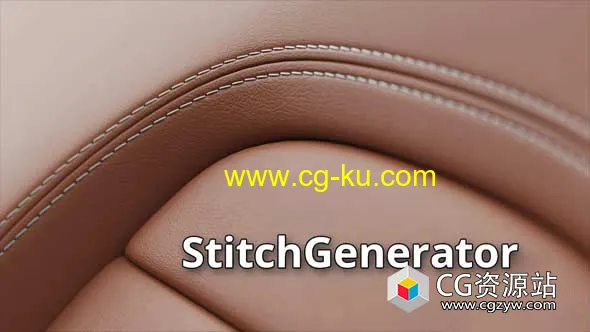 3DS MAX针迹绘制缝线插件 StitchGenerator 1.0 for 3ds Max的图片1