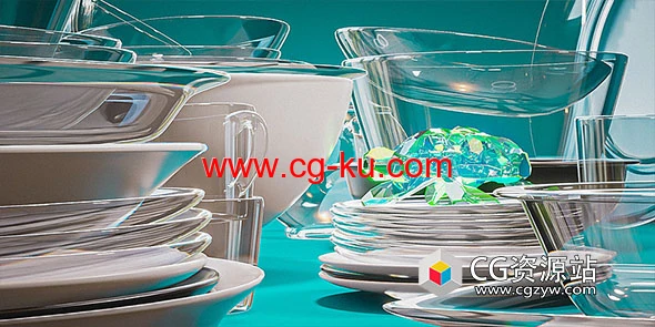 Blender真实玻璃材质着色器 Eevee Glass Shader V2+ 使用教程的图片1