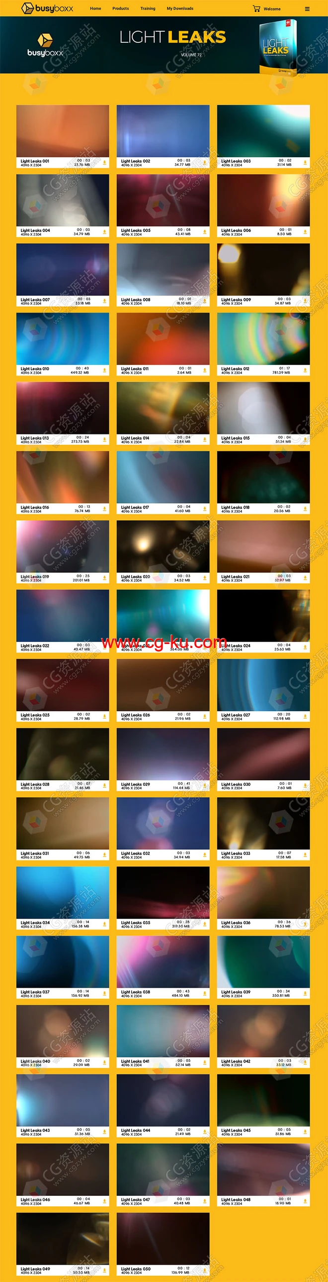 50组4K唯美梦幻镜头光效叠加视频素材 BB 72的图片2