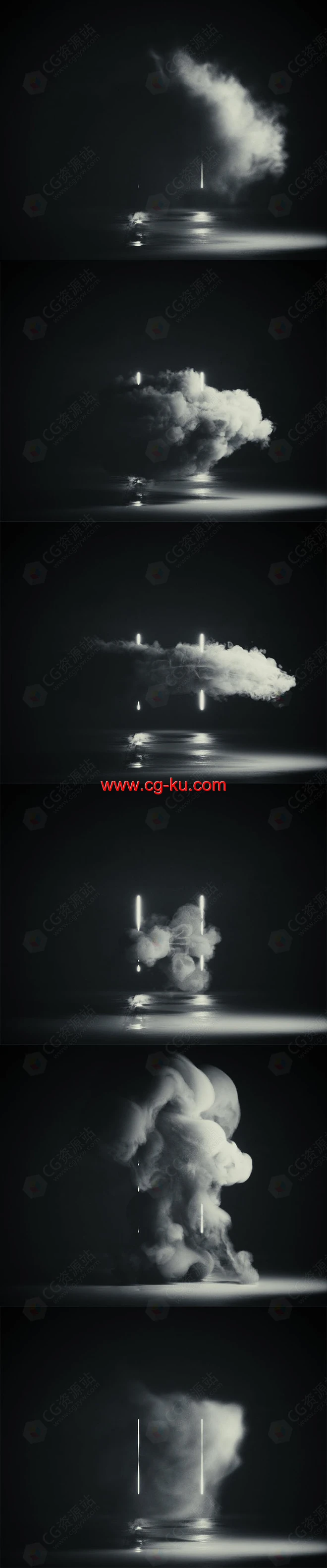 40组三维体积云雾抽象流体VDB素材 VDB Pack MEGA PACK V2的图片1
