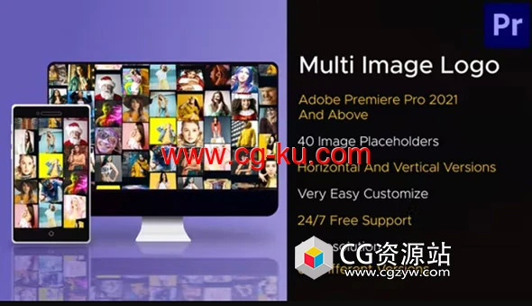 PR模板-多图像标志图片翻转Logo动画 Multi Image Logo PR模板-多图像标志图片翻转Logo动画 Multi Image Logo的图片1