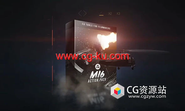 456个4K动作电影射击破坏弹孔枪口闪光瞄准血液特效动画视频素材的图片1