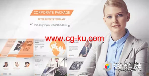 AE模板-企业公司商务包装片头 Corporate Presentation Pack的图片1